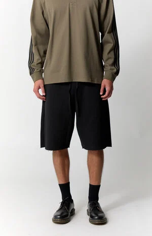 Black Fleece Volley Sweat Shorts image number 2