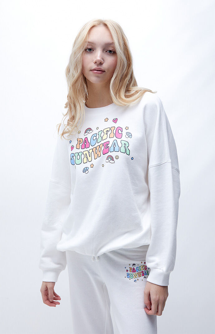 PacSun Pacific Sunwear Big Spirit Crew Neck Sweatshirt PacSun