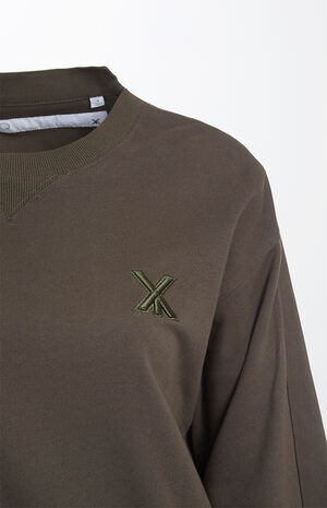 Pierre Mixed Media Crew Neck Sweatshirt image number 4