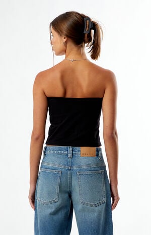 Ohio State Buckeyes Embroidered Tube Top image number 4