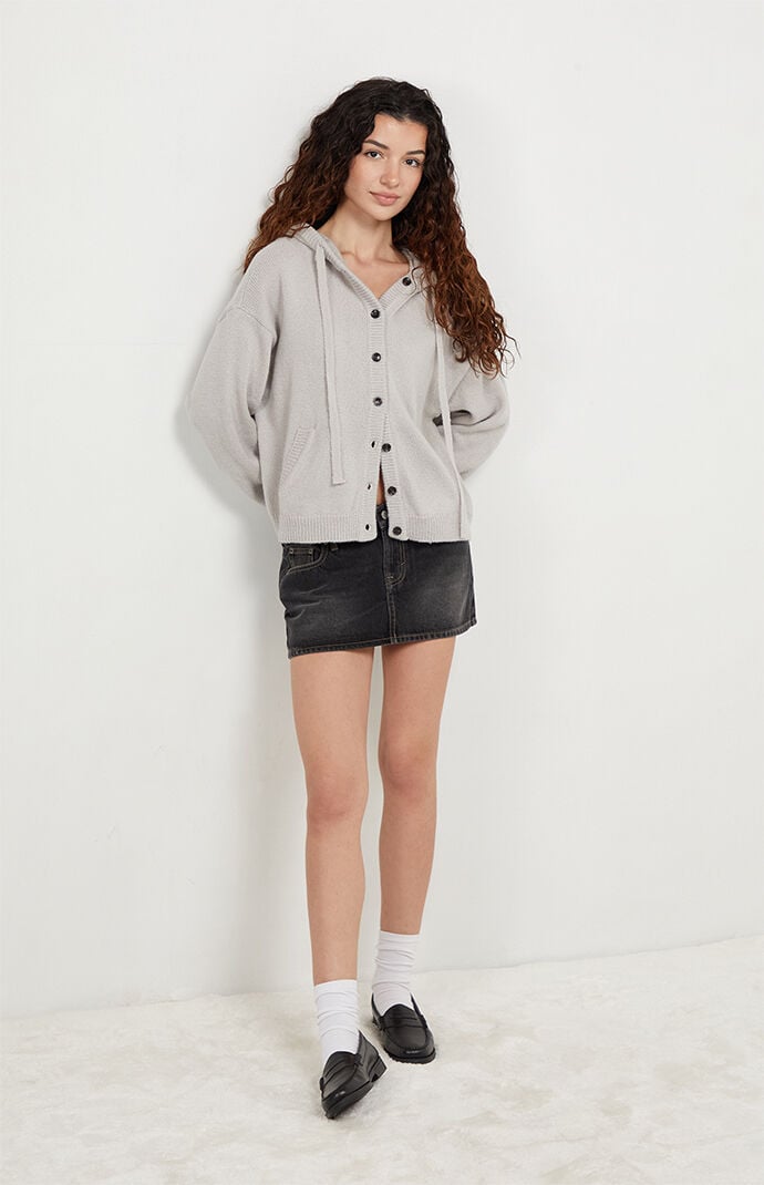 Your Favorite Karoline Hooded Button Down Cardigan