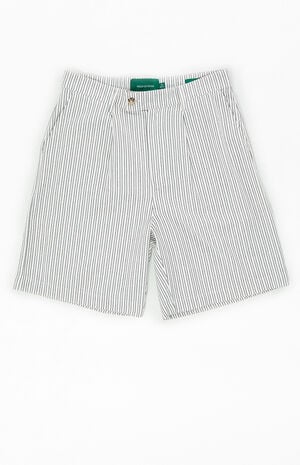 by Pacsun Striped Linen Baggy Shorts image number 1