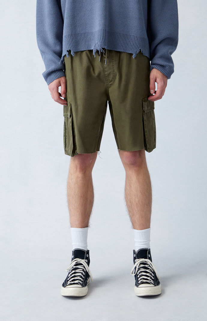 Pacsun Eco Olive Baggy Cargo Shorts | PacSun