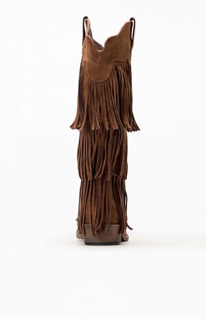 Women's Saloon Fringe Boots image number 3