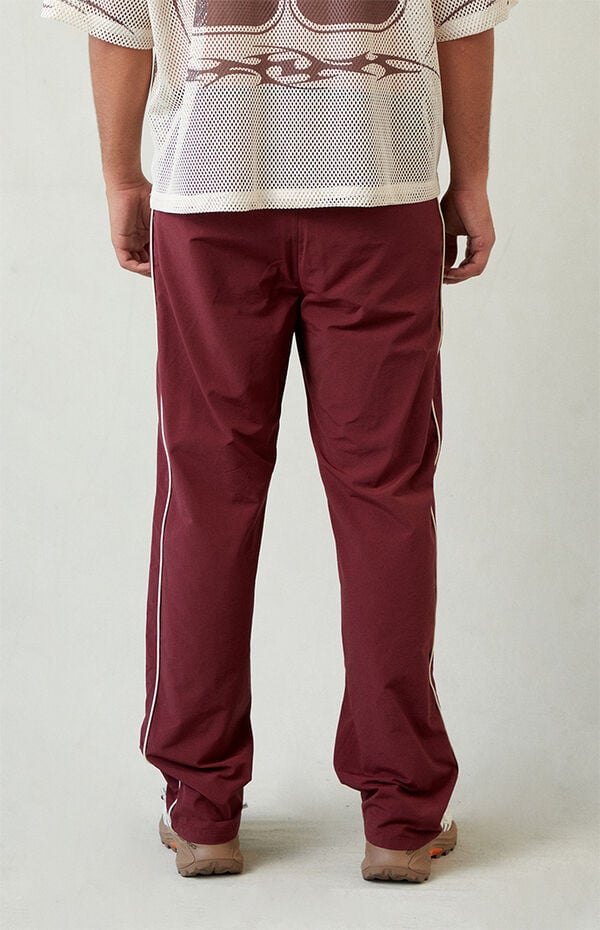 Pacsun Maroon Baggy Track Pants