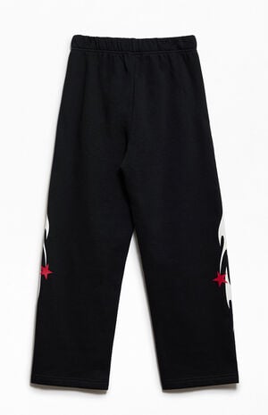 Flame Baggy Sweatpants image number 3