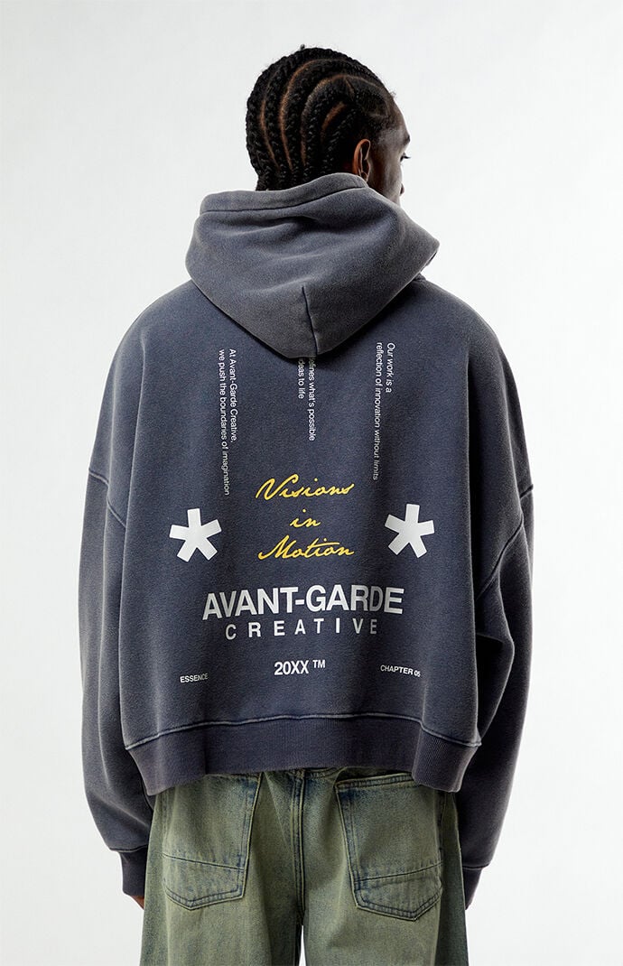 Pacsun Avant Garde Cropped Hoodie