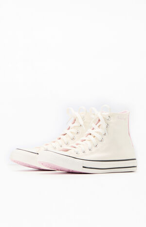 Women's Cream Chuck Taylor All Star High Top Sneakers image number 2