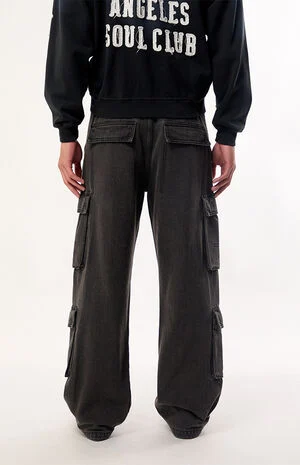 Dylan Baggy Jeans Cargo Black image number 4