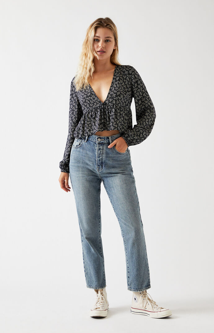 Single Button Front Top