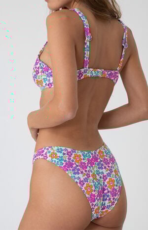 Citrus Floral Capri Underwire Bralette Bikini Top image number 2