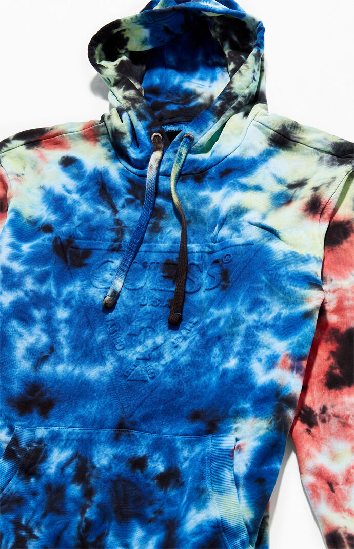 Triangle Logo Tie-Dyed Hoodie