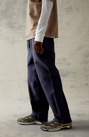 Blue Straight Trousers image number 2