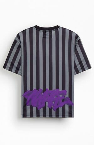 Striped Short Sleeve Soccer Jersey image number 2