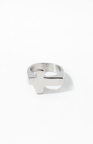 Silver Cross Ring image number 1