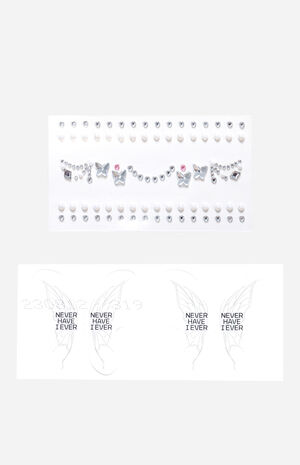 Whimsical Wings Face Stickers image number 3