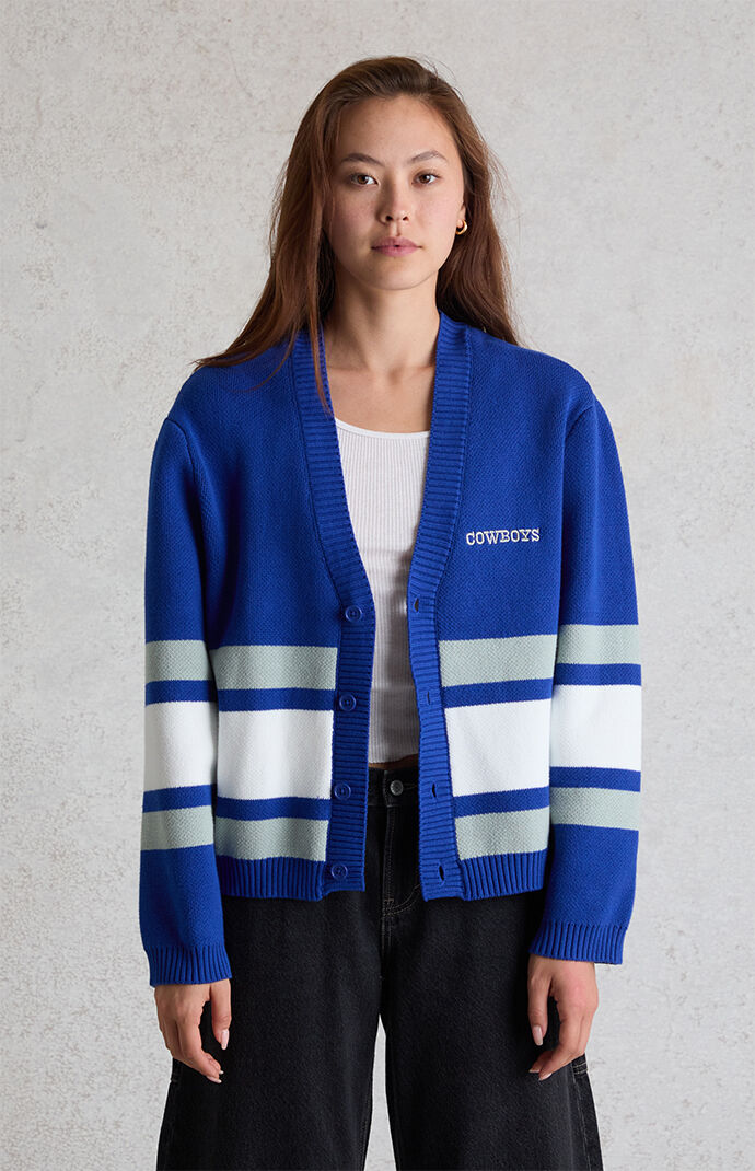 WILD COLLECTIVE x NFL Dallas Cowboys Knit Cropped Cardigan
