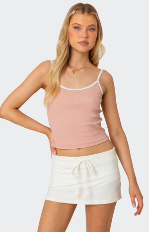 Franky Ribbed Contrast Tank Top image number 1