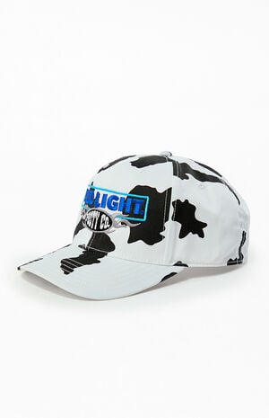 Post Malone x Bud Light Cow Print Snapback Hat image number 2