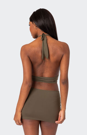 Kenya Gathered Halter Top image number 5