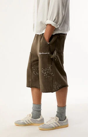 Fleece Carpenter Sweat Shorts image number 3