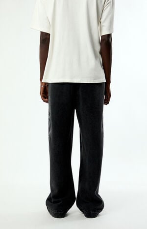 x Pacsun Washed Black Night Moon Baggy Sweatpants image number 3