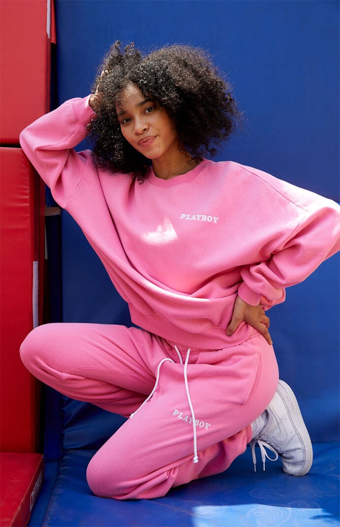 playboy sweatshirt pink