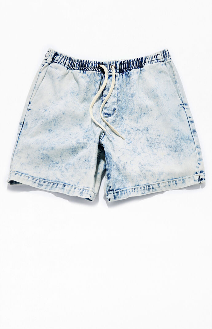 denim volley shorts