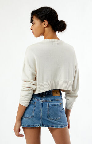 Medium Indigo Sophie Denim Mini Skirt image number 4