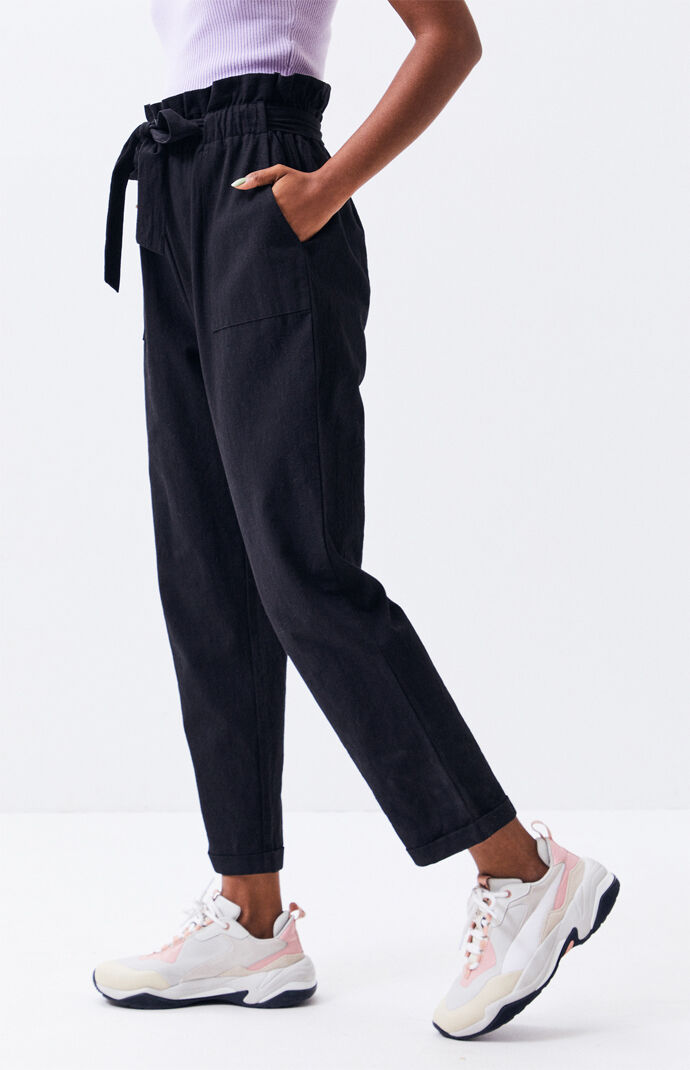 Kendall Kylie Paperbag Waist Pants Pacsun