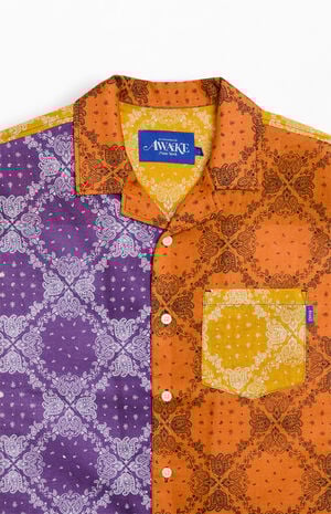 Colorblock Paisley Camp Shirt image number 2