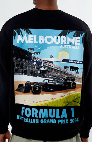 x PacSun Melbourne Grand Prix Crew Neck Sweatshirt image number 3