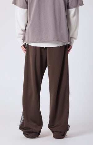 Brown Extreme Baggy Track Pants image number 5