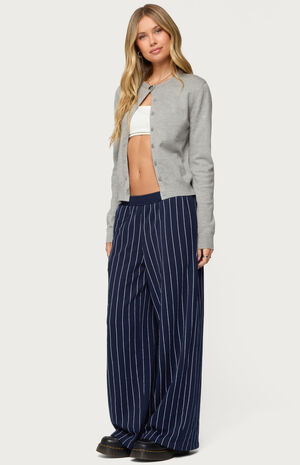Mercer Pinstripe Wide Leg Sweatpants image number 4