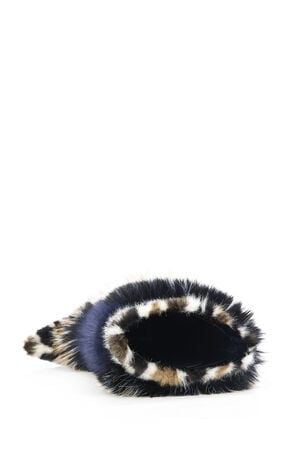 Upendo Navy Knee High Stiletto Boots image number 4