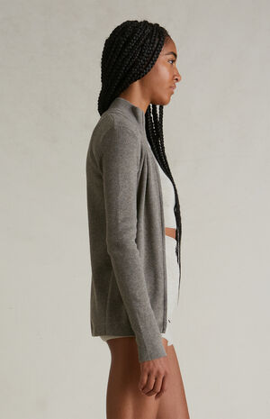 Women's Homestead Heather Ribbed Track Jacket image number 3
