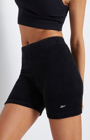 Black Classic Plush Shorts image number 2