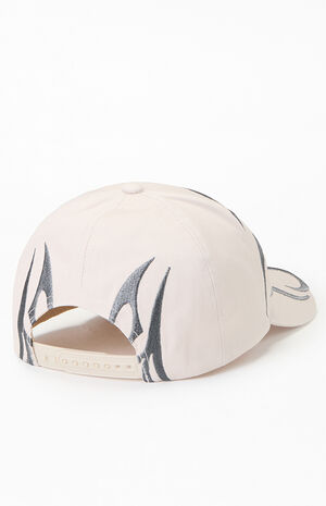 Cream Ascend Logo Snapback Hat image number 2