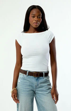 Diana Micro Cap Sleeve T-Shirt image number 2