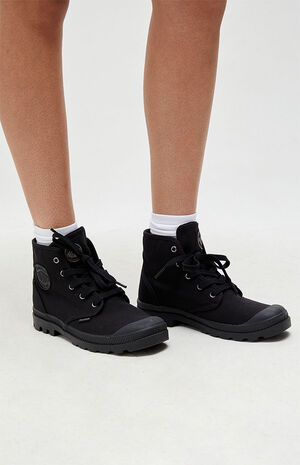 Women's Black Pampa High Top Textile Boots image number 1