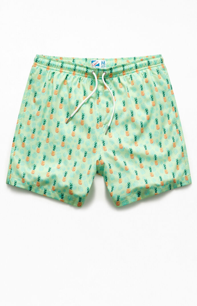 Pineapple Vibes 14" Swim Shorts