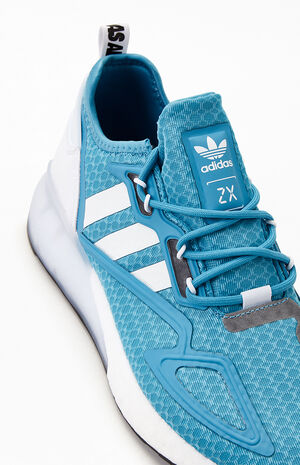 Women's Blue ZX 2K Boost Sneakers image number 6