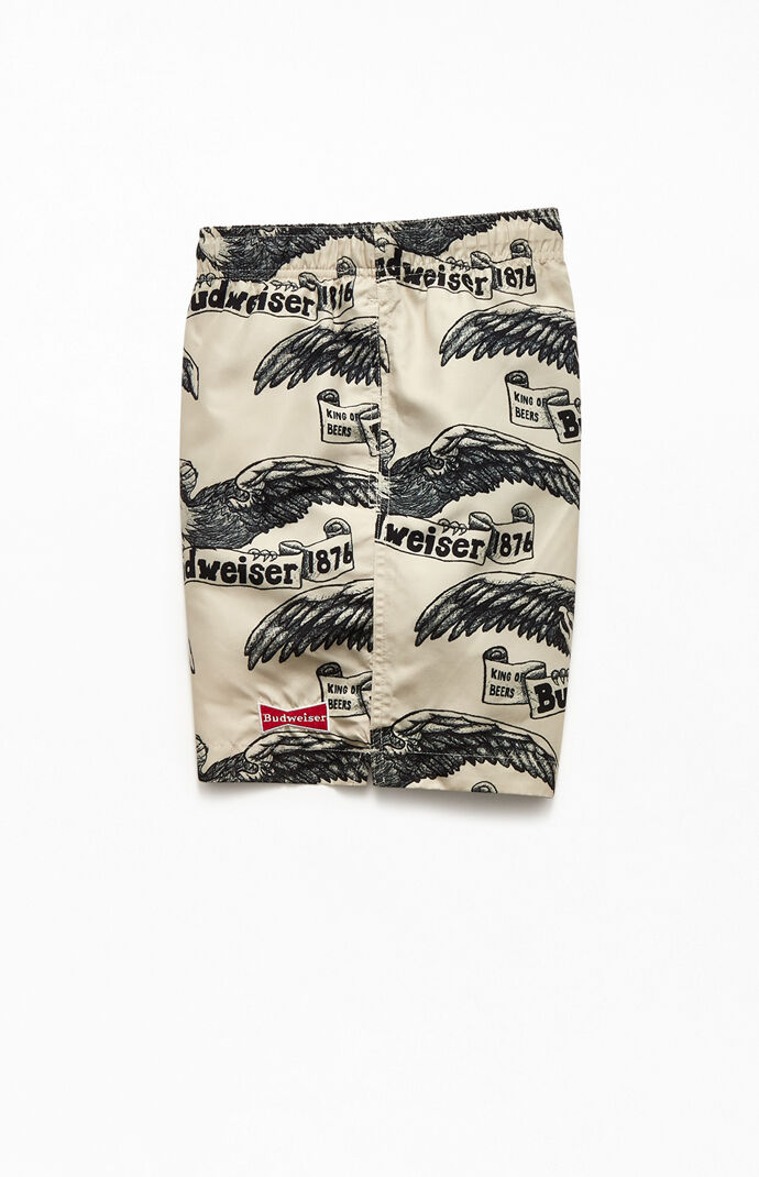Budweiser swim trunks pacsun top