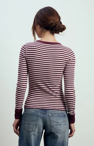 Kelsey Thermal Cuff Long Sleeve Top image number 3