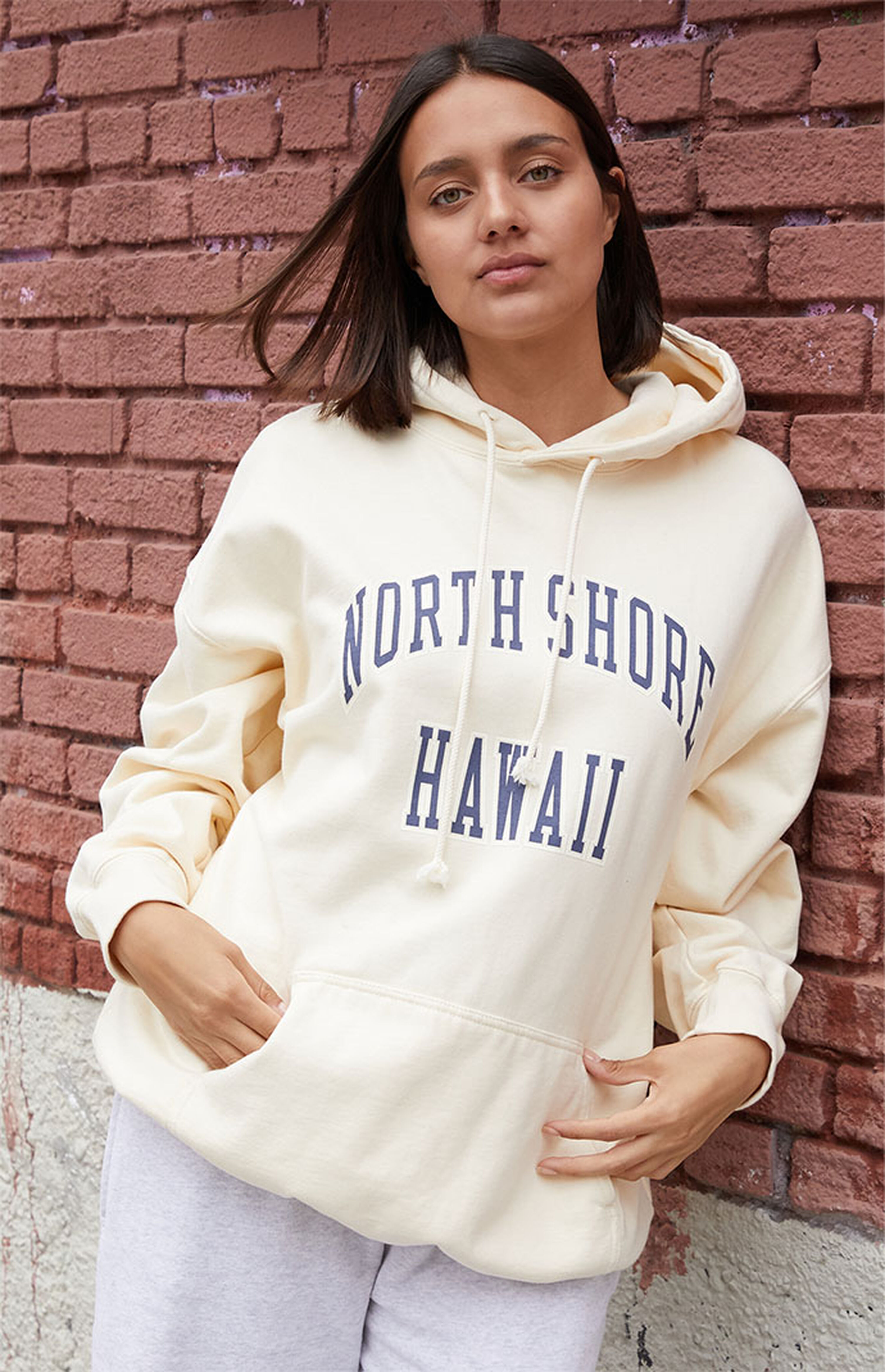 sail off white hoodie