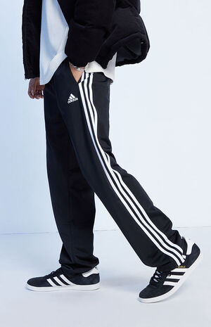 Eco Essentials Warm-Up Open Hem 3-Stripes Track Pants image number 3
