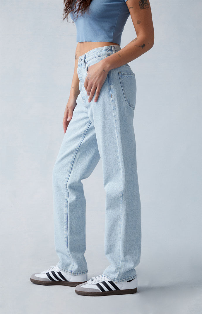 Jeans with butt slit sales