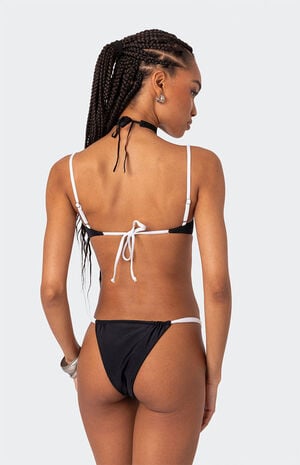 Leanna Contrast Cupped Bikini Top image number 5