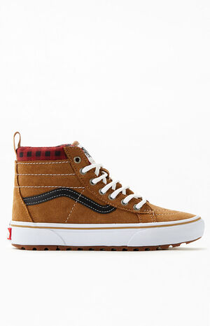 Kids Brown Sk8-Hi MTE-1 Shoes image number 2