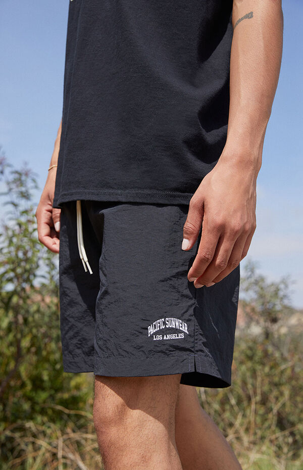 Pacsun Collegiate Solid Swim Trunks PacSun